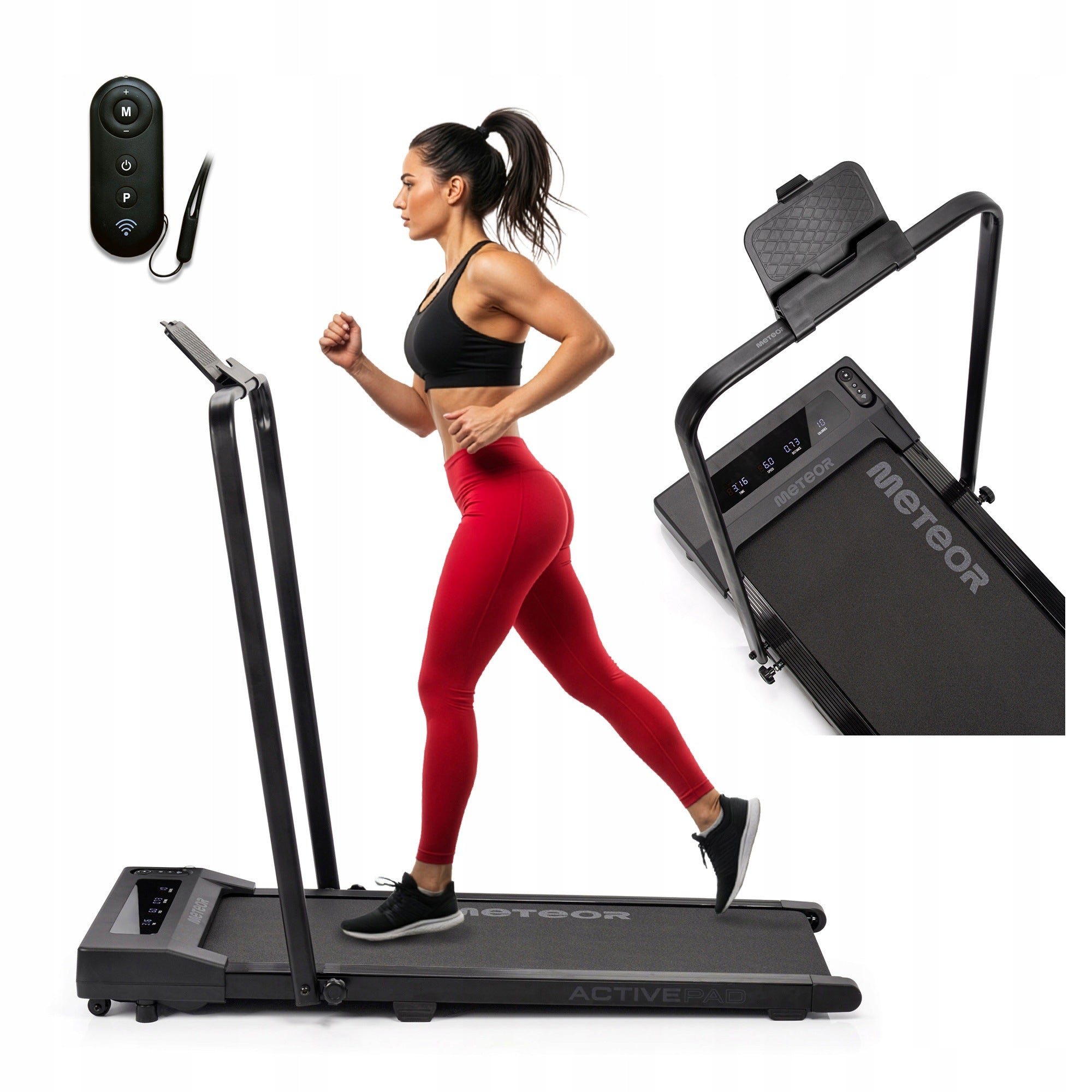 HOME ELECTRIC TREADMILL FOR WALKING FOLDING METEOR bluetooth 12functions