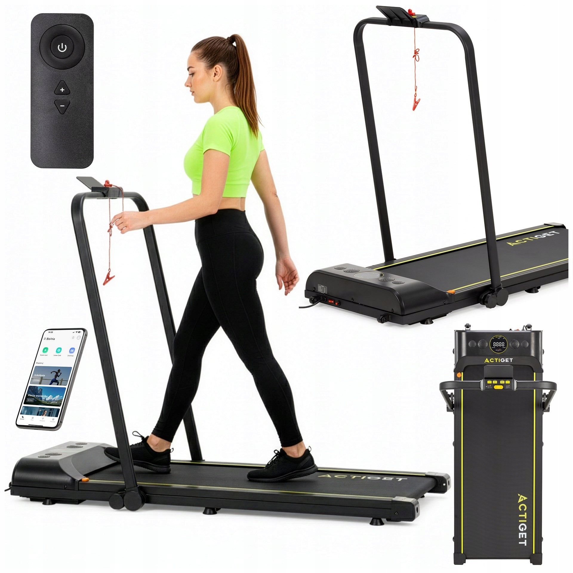 HOME ELECTRIC TREADMILL FOR WALKING RUNNING TRAINING 12 km/h