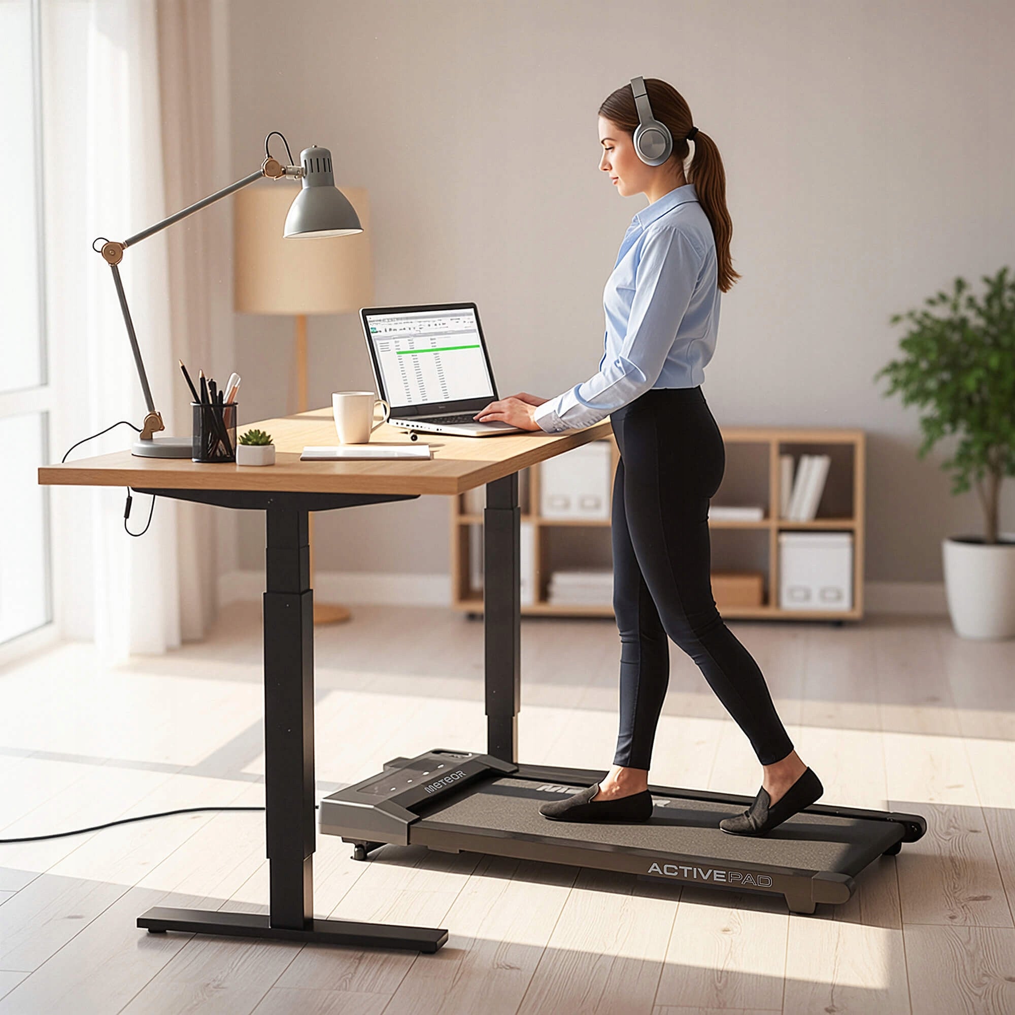 HOME ELECTRIC TREADMILL FOR WALKING UNDER THE TRAINING DESK METEOR Manufacturer code 17768