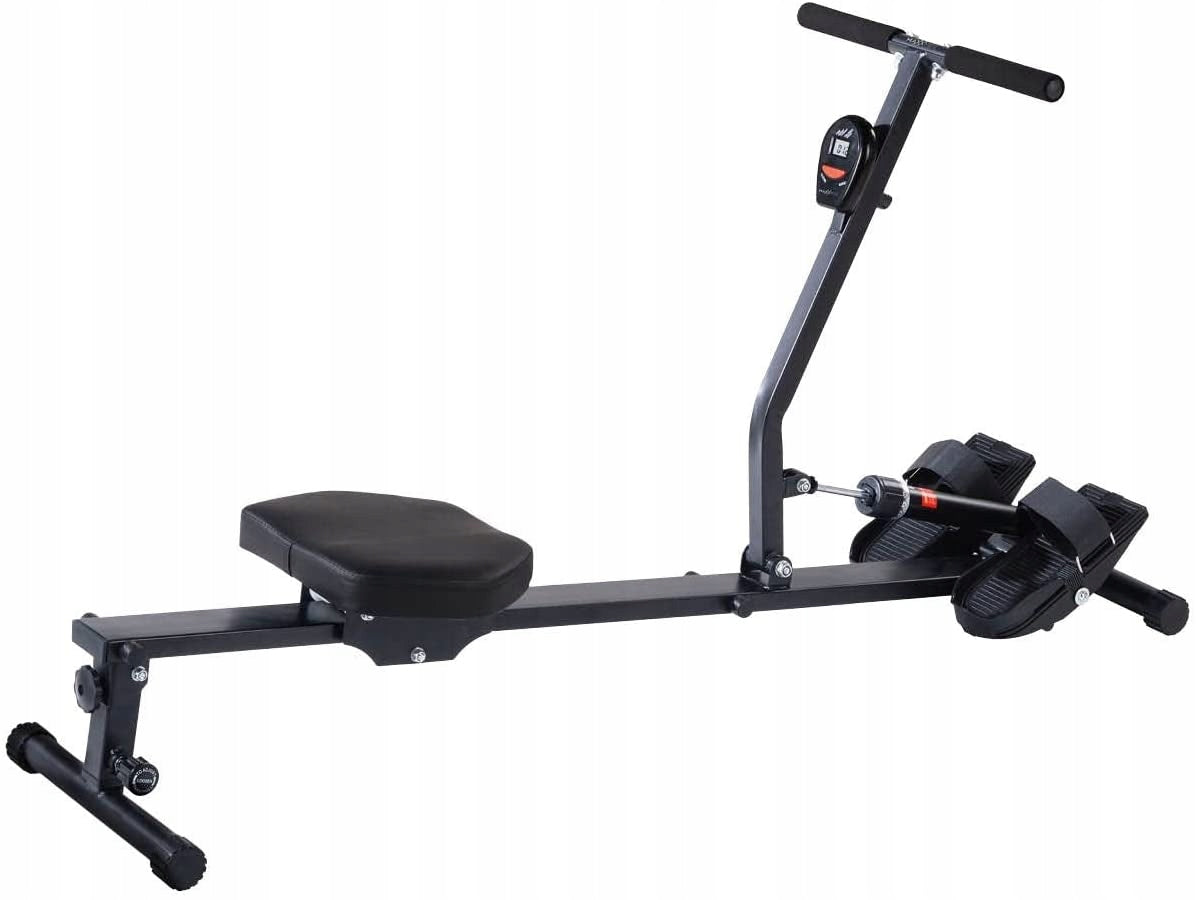 HOME ROWING MACHINE LCD HYDRAULIC ERGONOMETER 12 Levels Folding Packaging status original