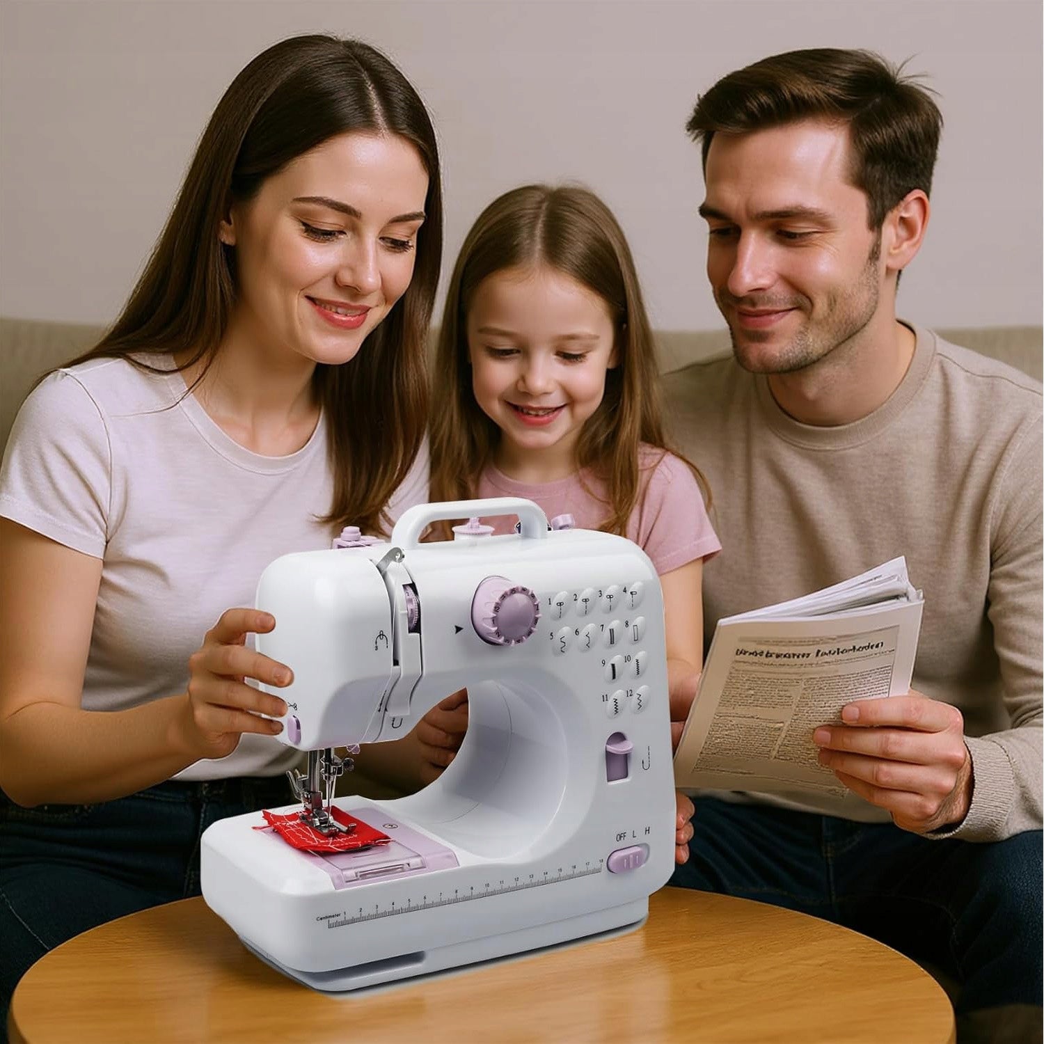 HOME SEWING MACHINE 12 STITCHES LED WITH PEDAL+SEWING TOOL KIT Brand no brand