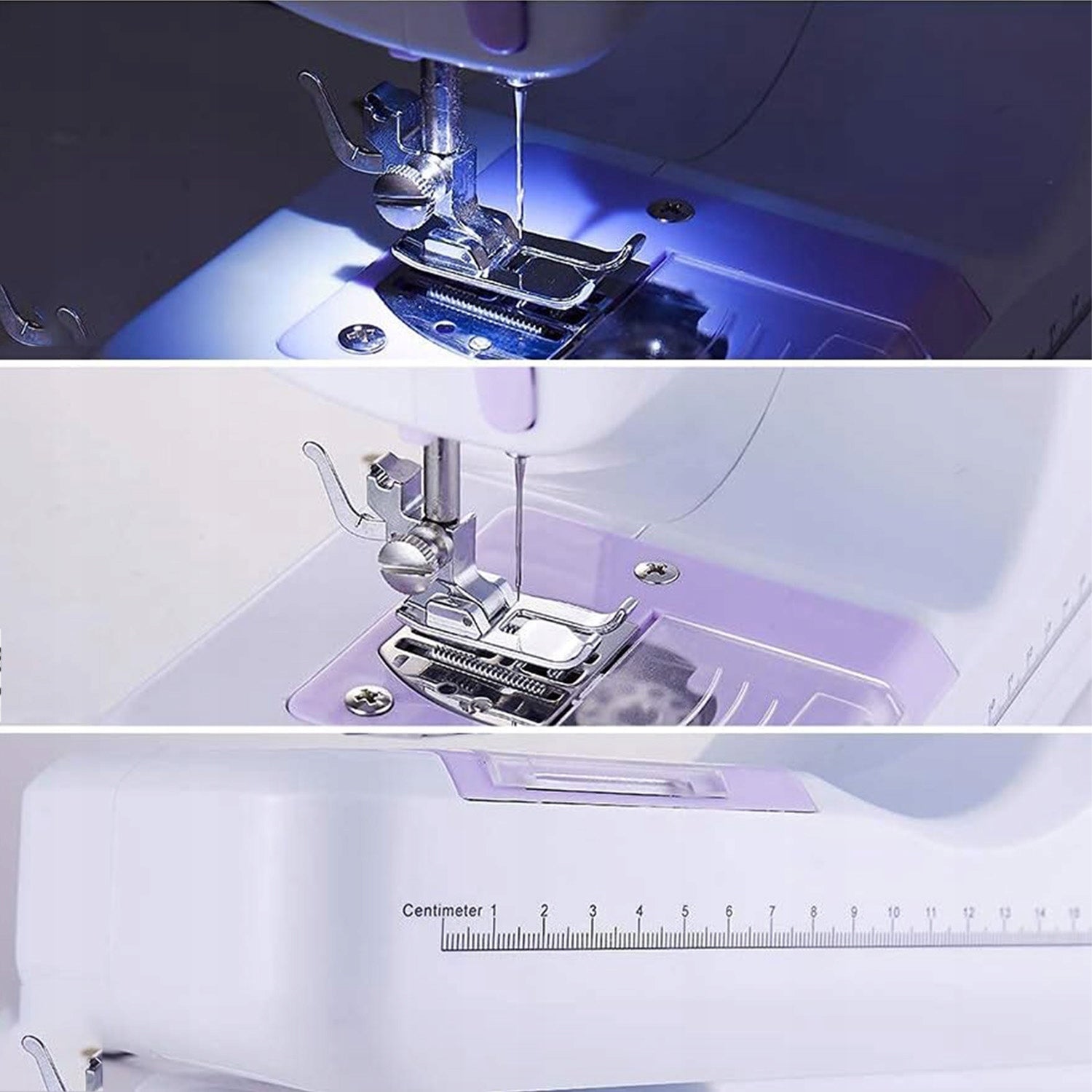 HOME SEWING MACHINE 12 STITCHES LED WITH PEDAL+SEWING TOOL KIT Model MASZYNA DO SZYCIA PRZENOŚNA