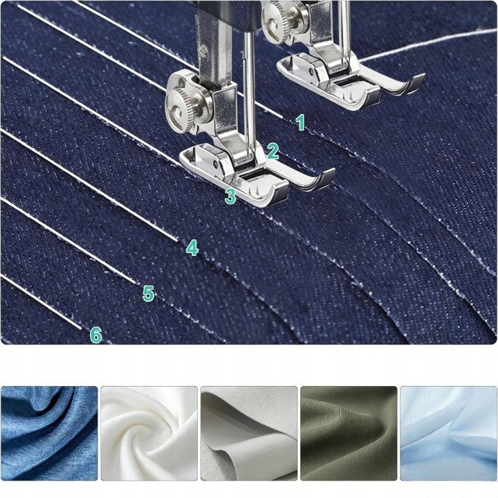 HOME SEWING MACHINE MECHANICAL 16 TYPES OF STITCHES WITH pedal + FREEBIES Dominant color green