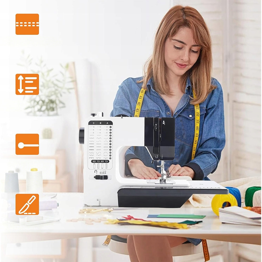 HOME SEWING MACHINE MECHANICAL SOLID 38 PROGRAMS + sewing kit Brand no brand