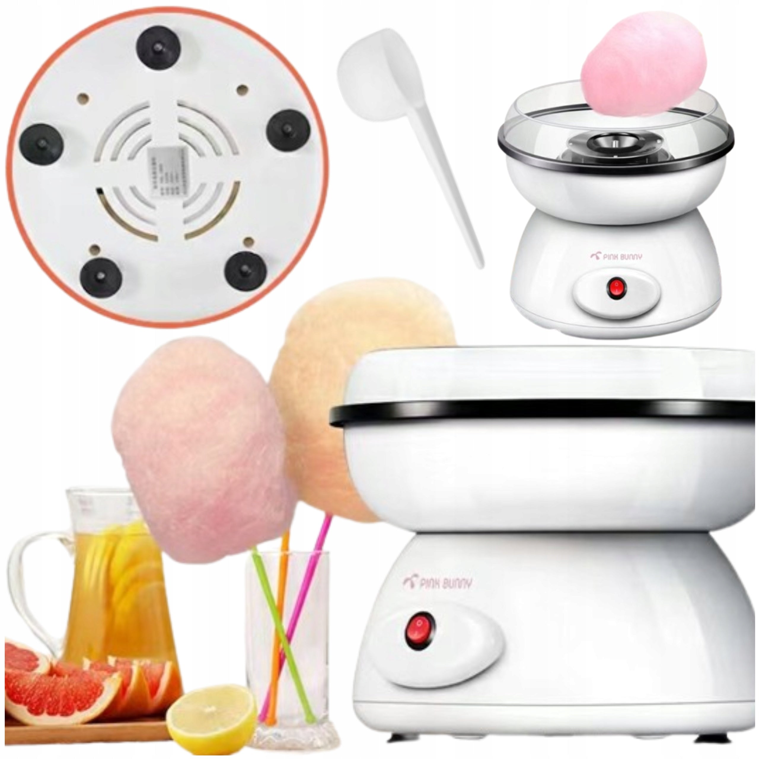 HOMEMADE COTTON CANDY MACHINE FOR MAKING COTTON CANDY AT HOME