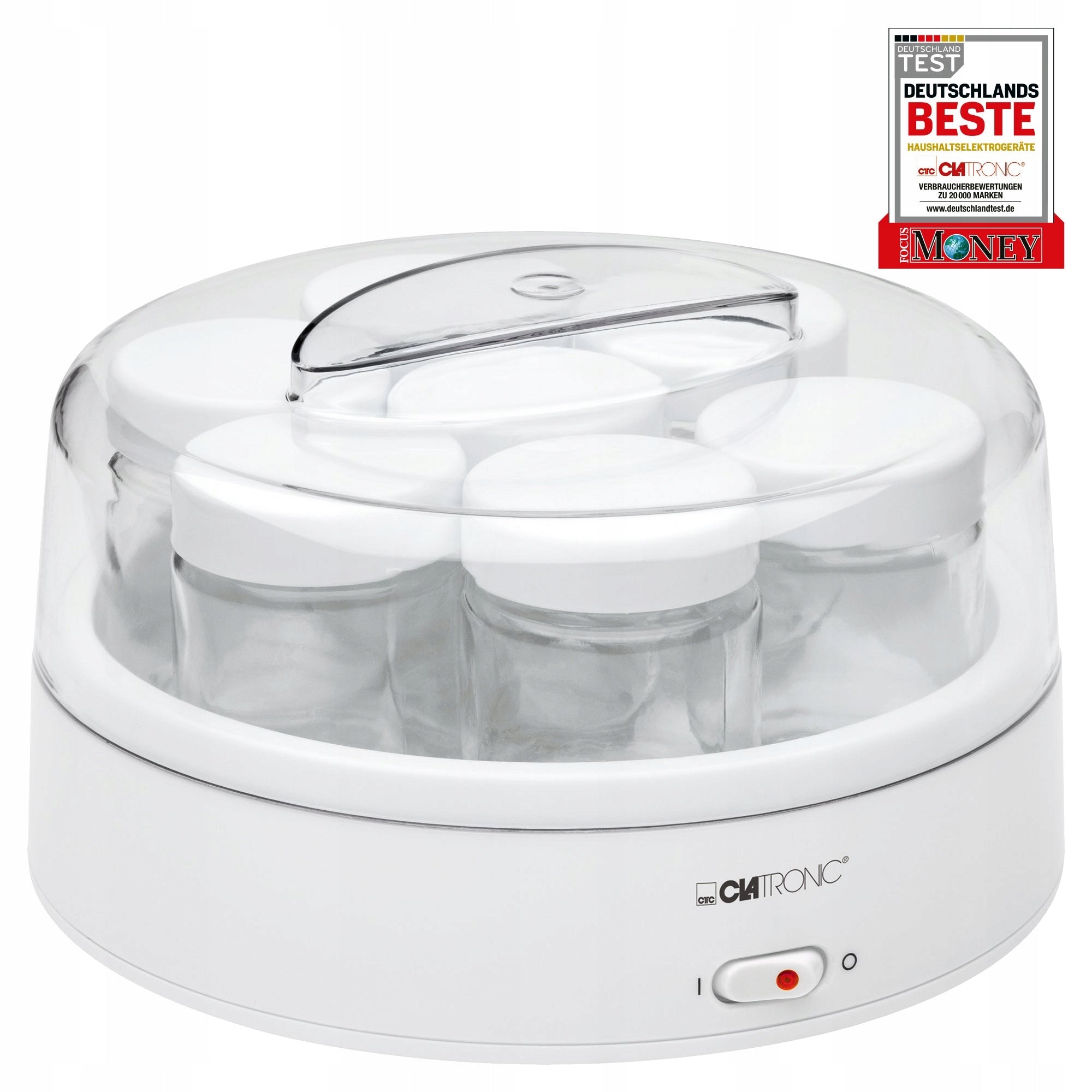 HOMEMADE YOGURT MAKER 1,1L 7 JARS CLATRONI Manufacturer code JM 3344