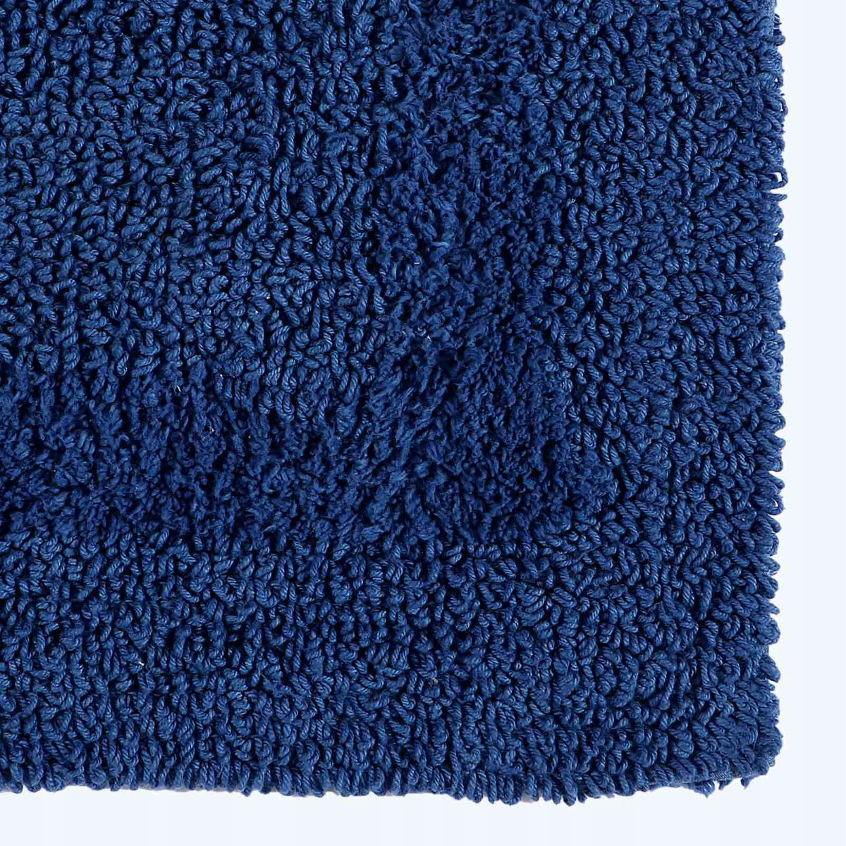 HOMESCAPES Double-sided cotton bath rug, navy blue 40x100cm EAN (GTIN) 5056280742760