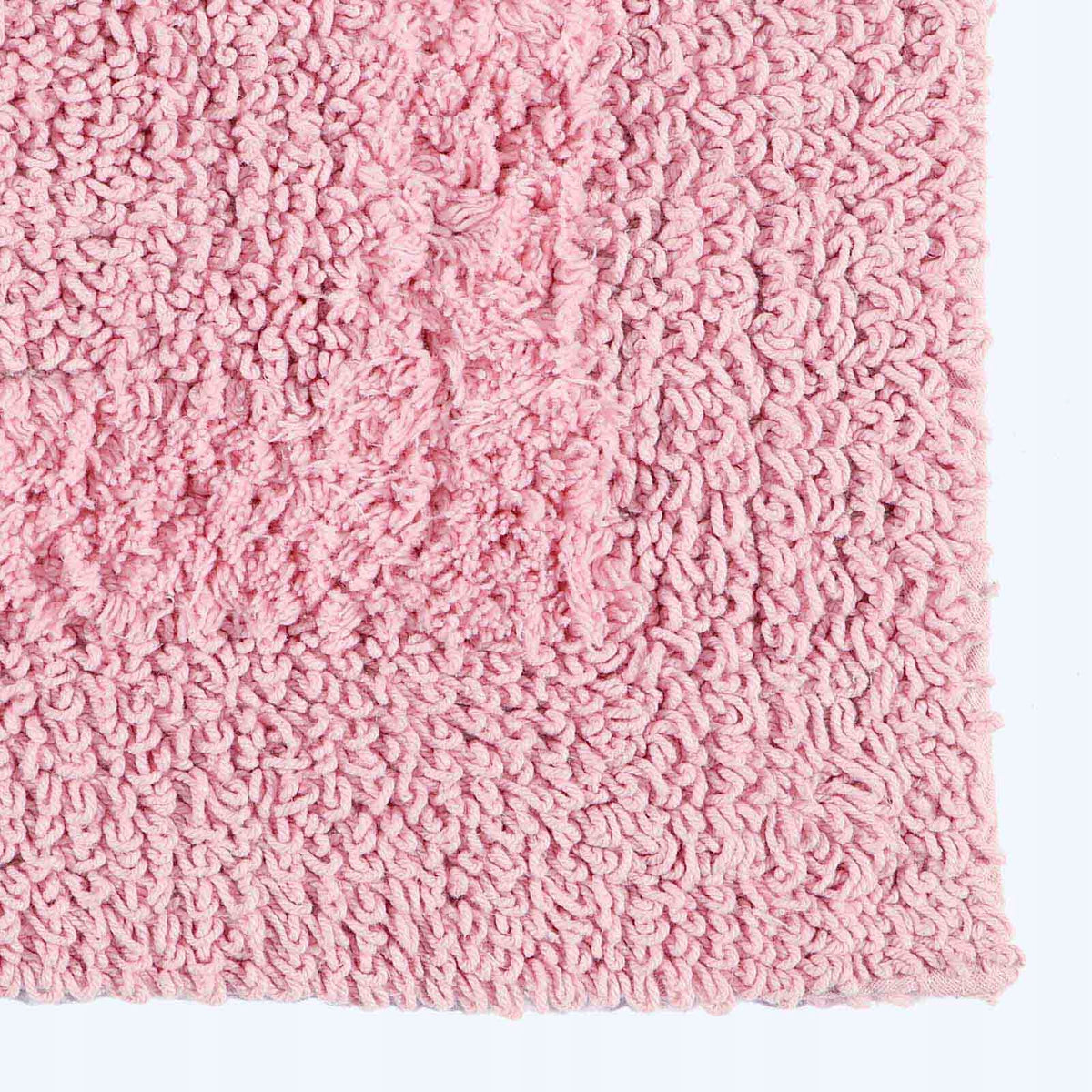 HOMESCAPES Semi-Round Cotton Bath Rug, Pink 50x80cm EAN (GTIN) 5056280742661