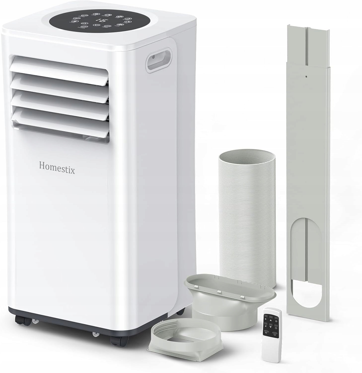 HOMESTIX Air Conditioner Portable Mobile Dehumidifier 3in1 1010W 7000BTU 50L/24H
