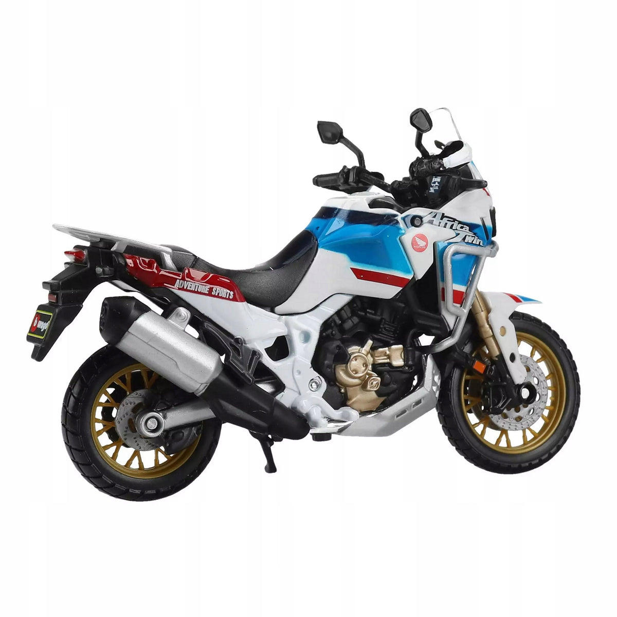 HONDA AFRICA TWIN ADVENTURE MODEL IN 1:18 SCALE MOTORCYCLE BBURAGO Brand Bburago