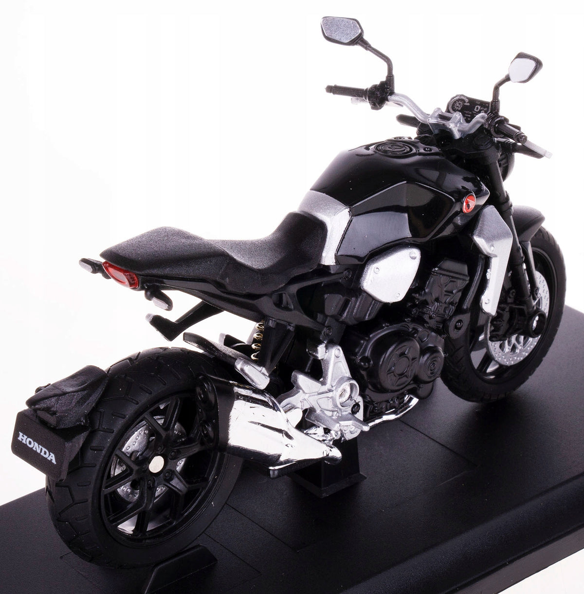 HONDA CB1000R MODEL METAL/PLAS WELLY MOTOR 1:18 BLACK Brand Welly
