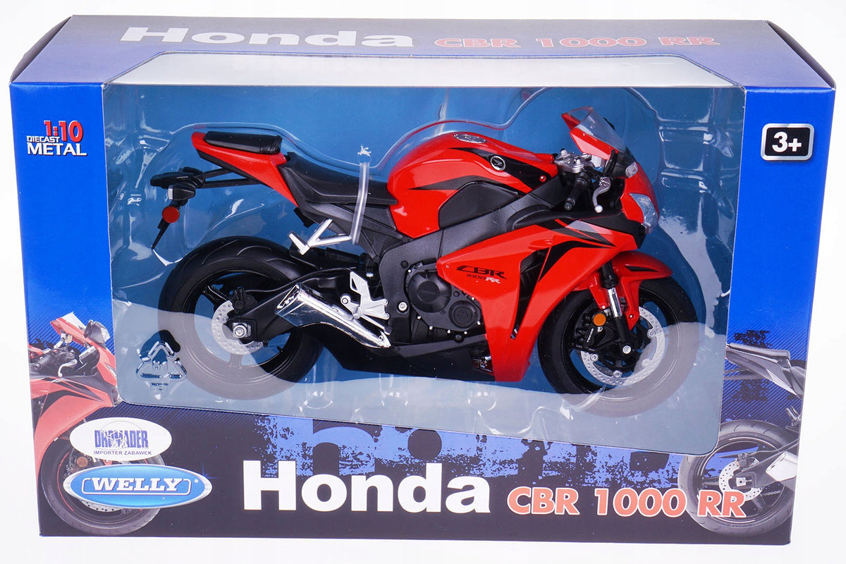 HONDA CBR 1000 RR MODEL PLASTIC/METAL WELLY 1:10 Manufacturer code 62804