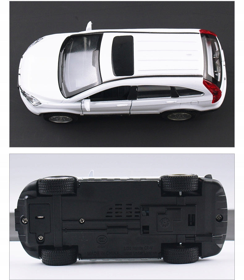 HONDA CRV METAL CAR MODEL 1:32 SOUND LIGHT WHITE GIFT Manufacturer code CA-107