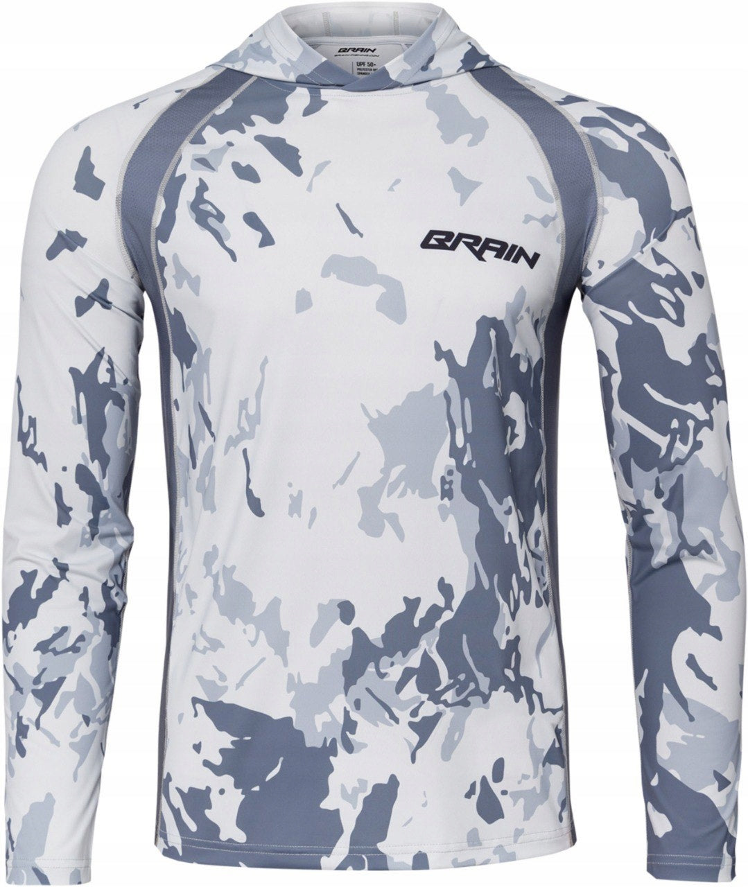 HOODIE BRAIN JERSEY SPLASH UPF50+ GREY SIZE 3XL