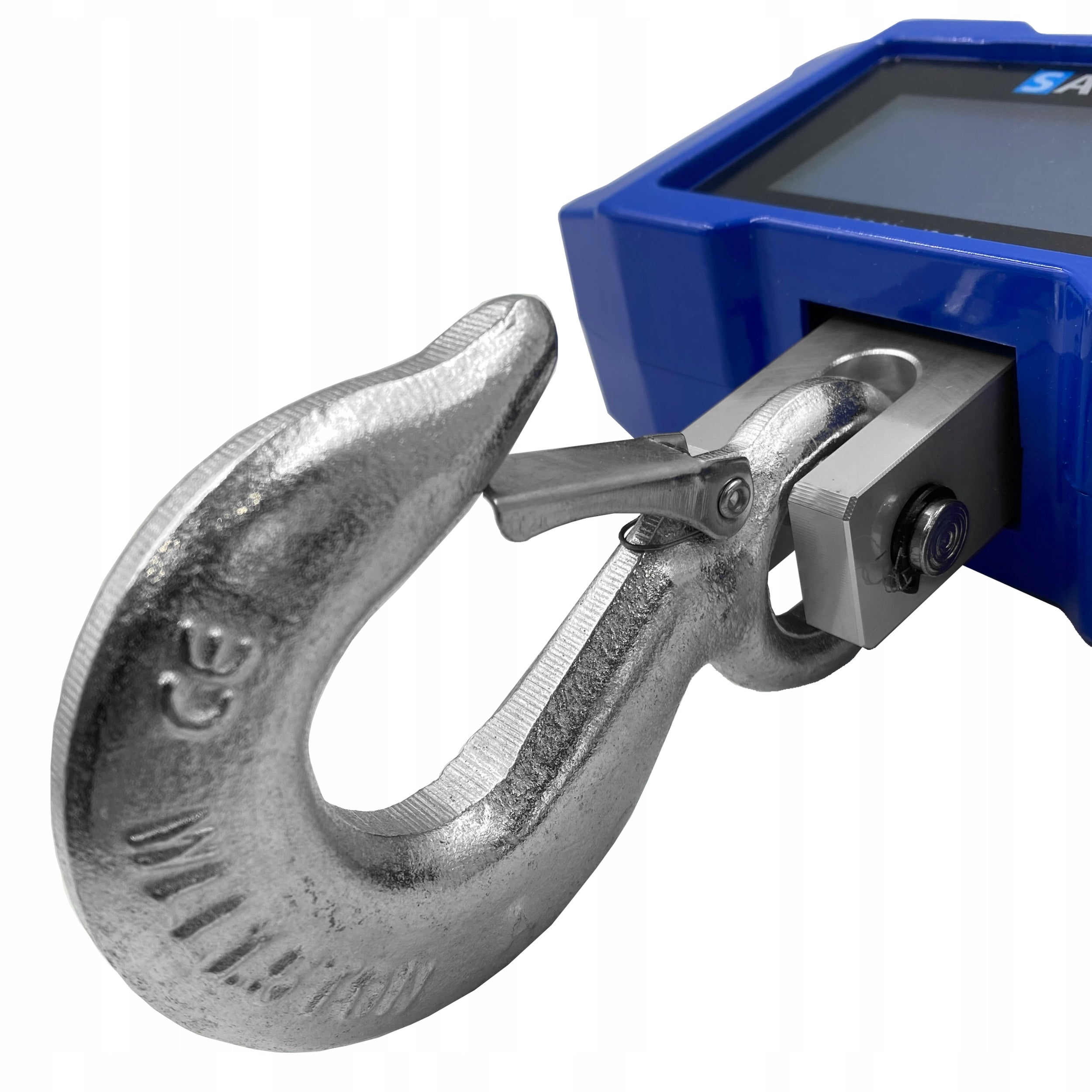 HOOK SCALE 1T 1000KG ELECTRONIC BATTERY OPERATED + CHARGER + REMOTE CONTROL Power supply battery and mains
