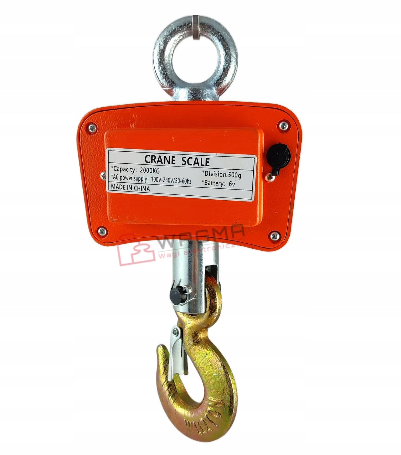 HOOK WEIGHT 2000 KG 2 TONS CRANE ELECTRONIC HANGING STORAGE BIGBAG Power supply battery and mains