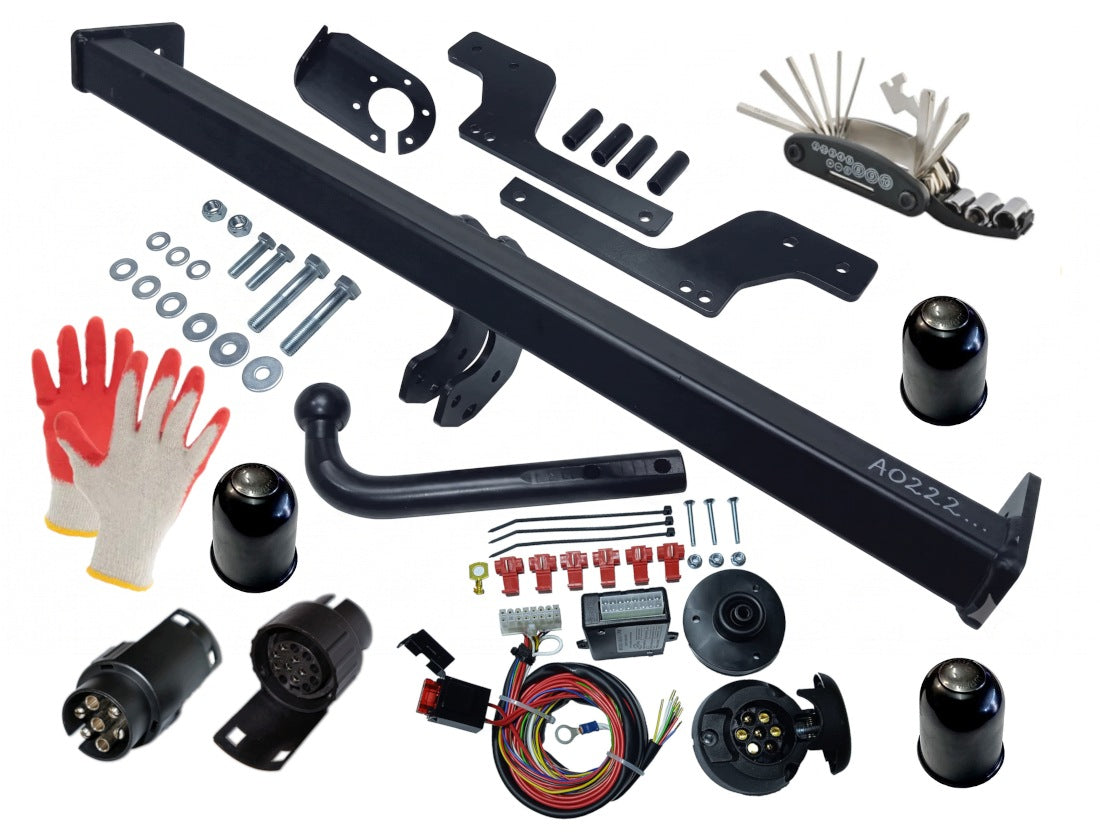 HOOK with MODULE 7pin adapter DACIA DUSTER 2010-2021 1 2 I II towbar