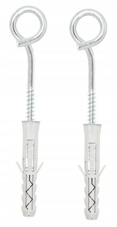 HOOKS 2 pcs ATTACHMENT hammock swing for concrete 140kg max obc.