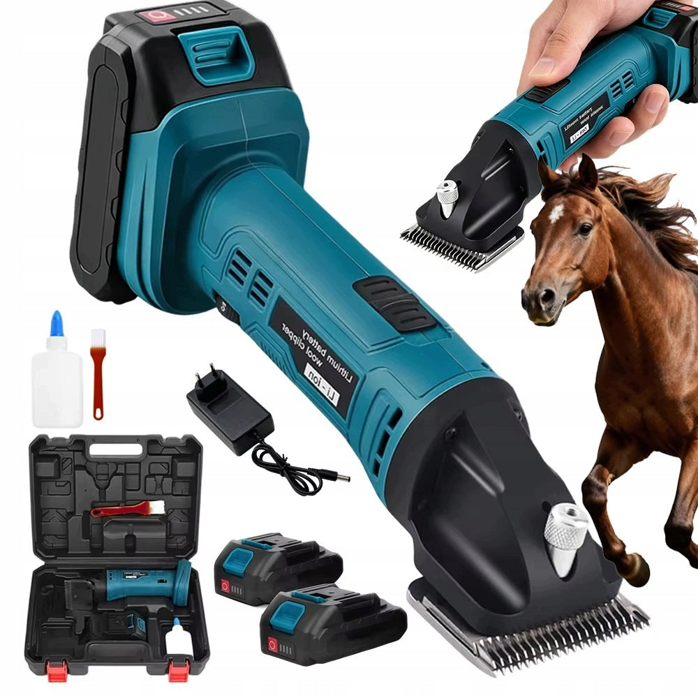HORSE SHEEP CLIPPER 500W SHEARS SHAVER + 2AKU
