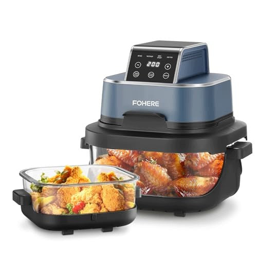 HOT AIR FRYER 4IN1 GLASS 4L FOR HOME OFFICE gift Brand no brand