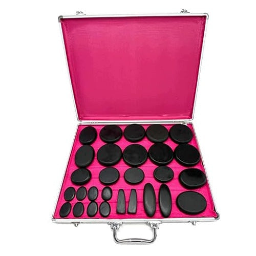 HOT BASALT MASSAGE STONES SET OF 28 PCS SPA RELAXATION FOR HOME