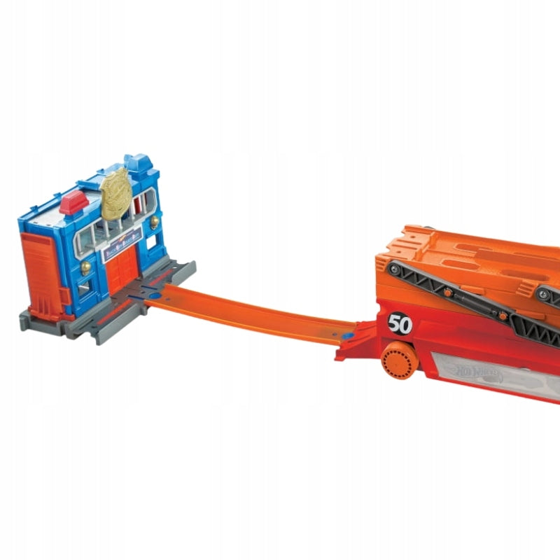 HOT WHEELS FOLDING LARGE TOW TRUCK TRANSPORTER FOR TRANSPORTING CARS 3+ GHR48 Brand Hot Wheels