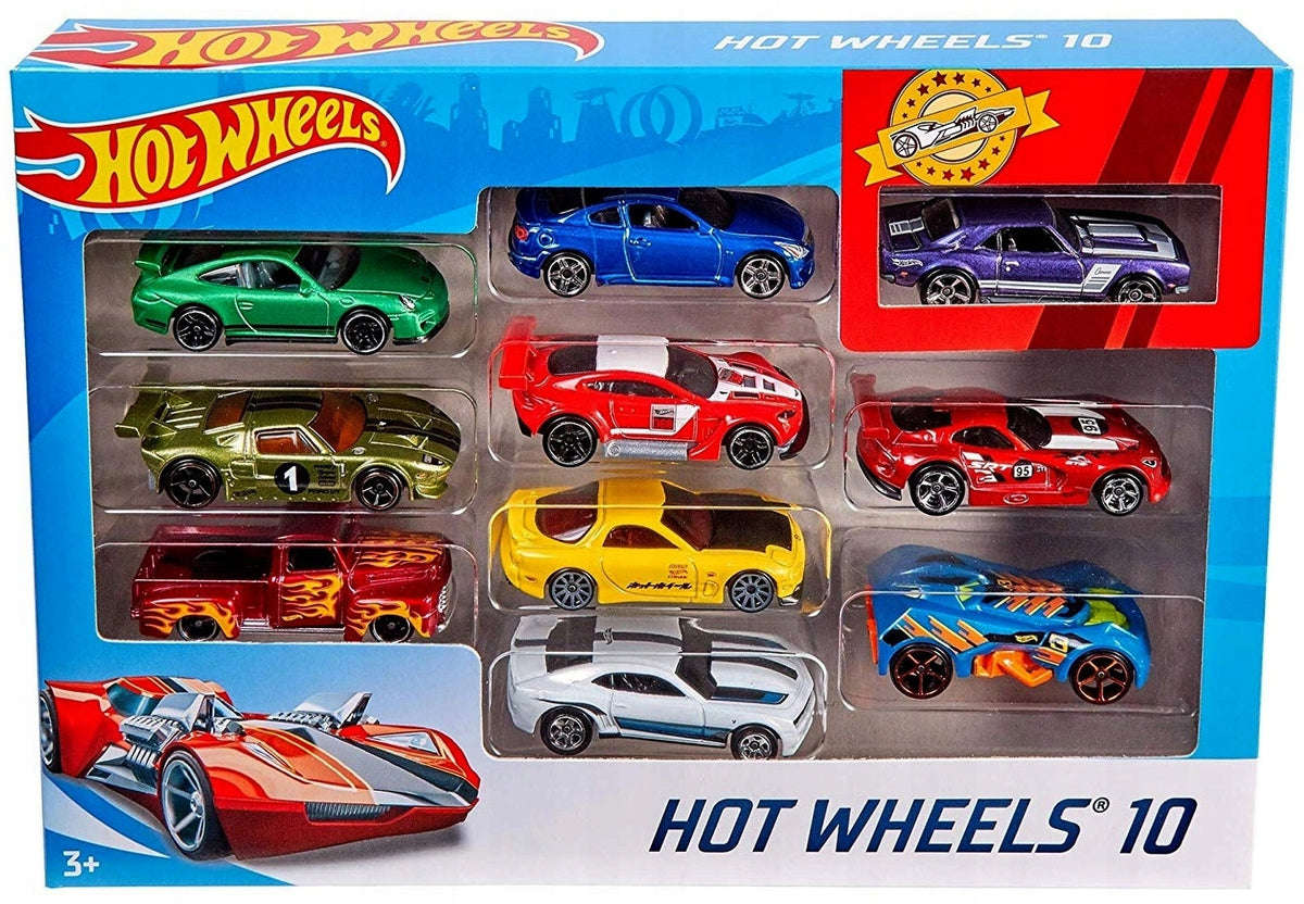 HOT WHEELS - Gift Set 10 Vehicles 10PAK Cars 10pcs 54886