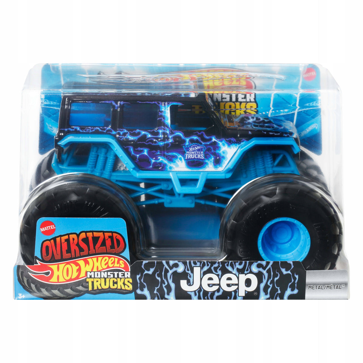 HOT WHEELS MONSTER TRUCK OVERSIZE 1:24 Jeep JKP83