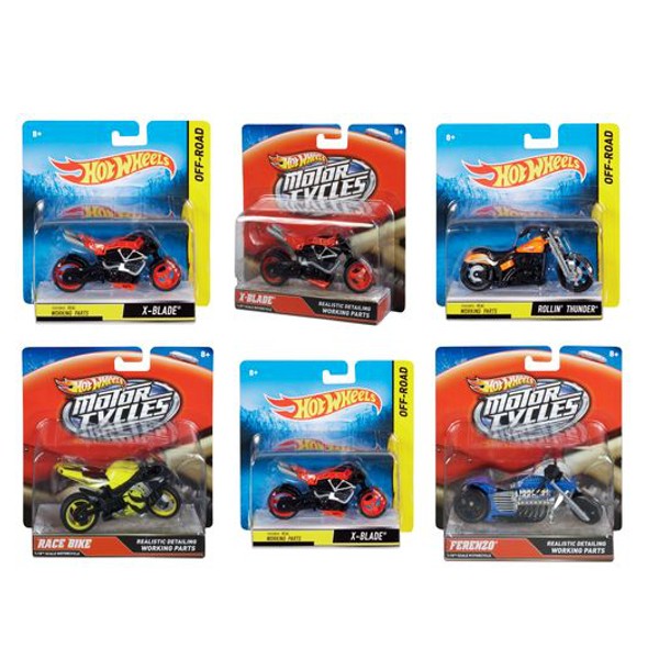HOT WHEELS MOTORCYCLE FERENZO X7719 Character/Title other