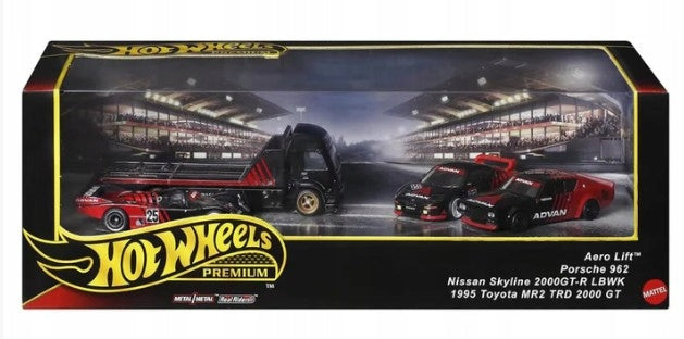 HOT WHEELS PREMIUM DIORAMA set of 4 cars JBM06