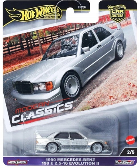 HOT WHEELS Premium Mercedes-Benz 190 E Modern Classics Packaging status original