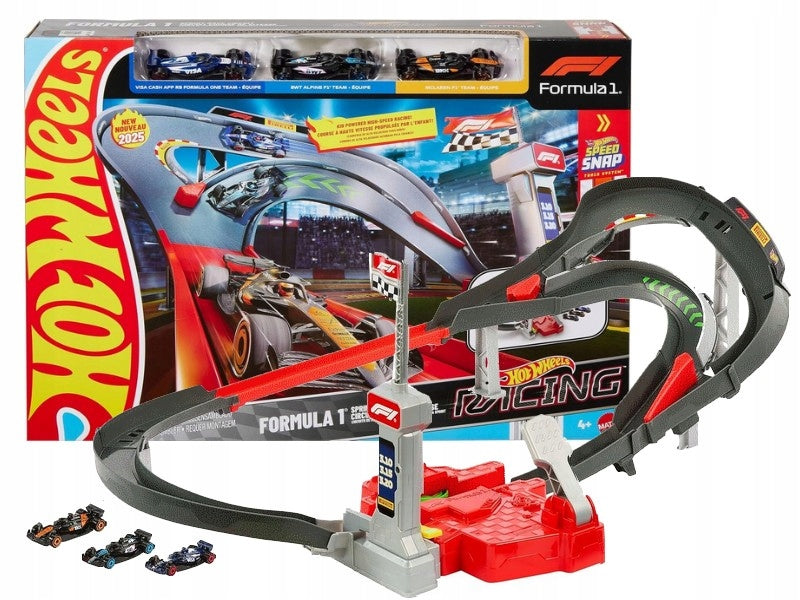 HOT WHEELS RACING FORMULA 1 set of racetracks + 3 cars