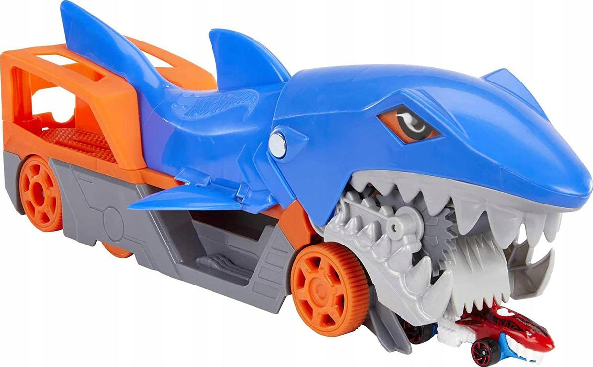 HOT WHEELS TRANSPORTER SHARK CAR Shark Bite + car Hot Wheels GVG36 Packaging status original