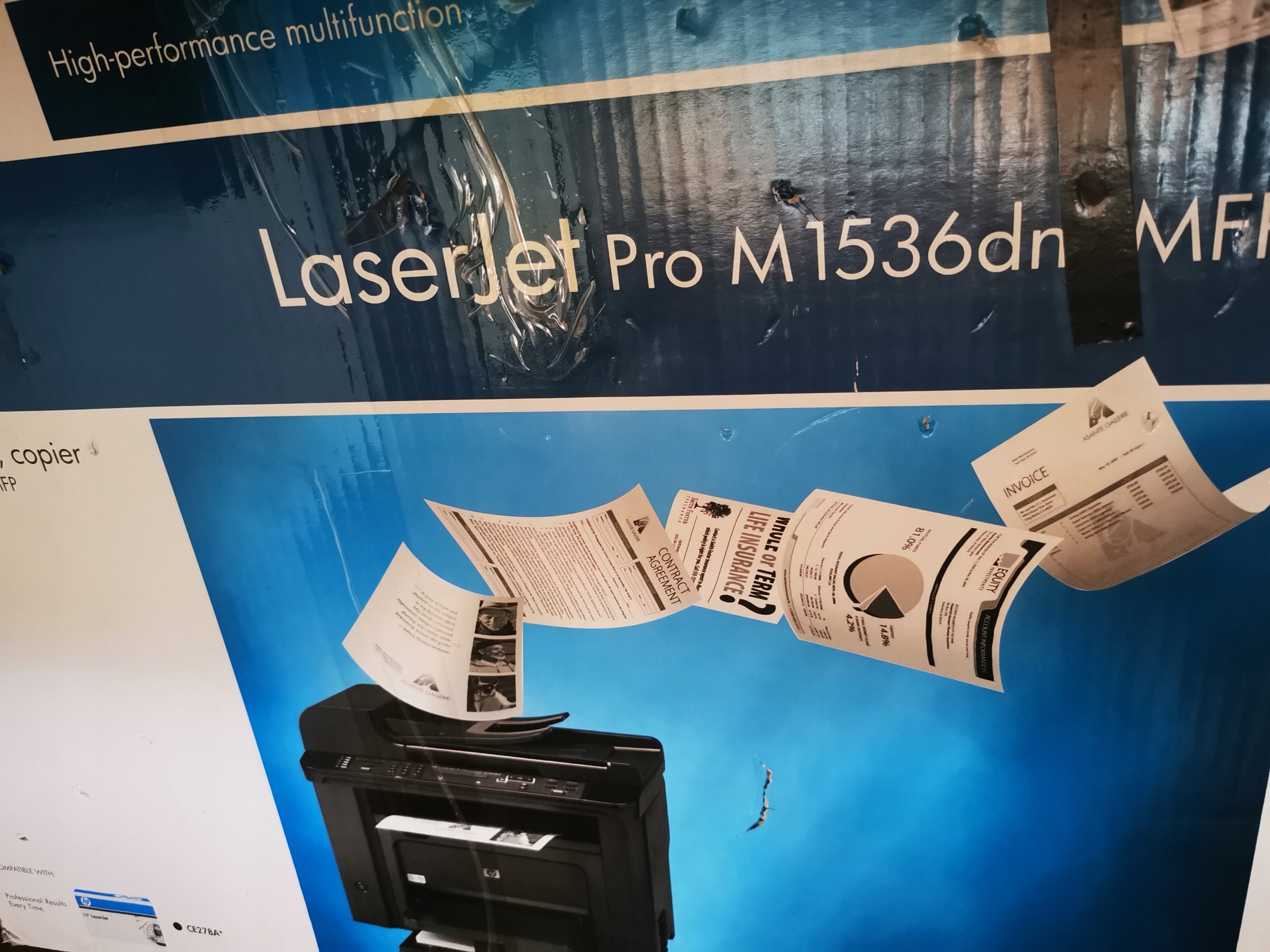 HP LASERJET 1536 1536dnf M1536dnf MFP Warranty 24 months Brand HP