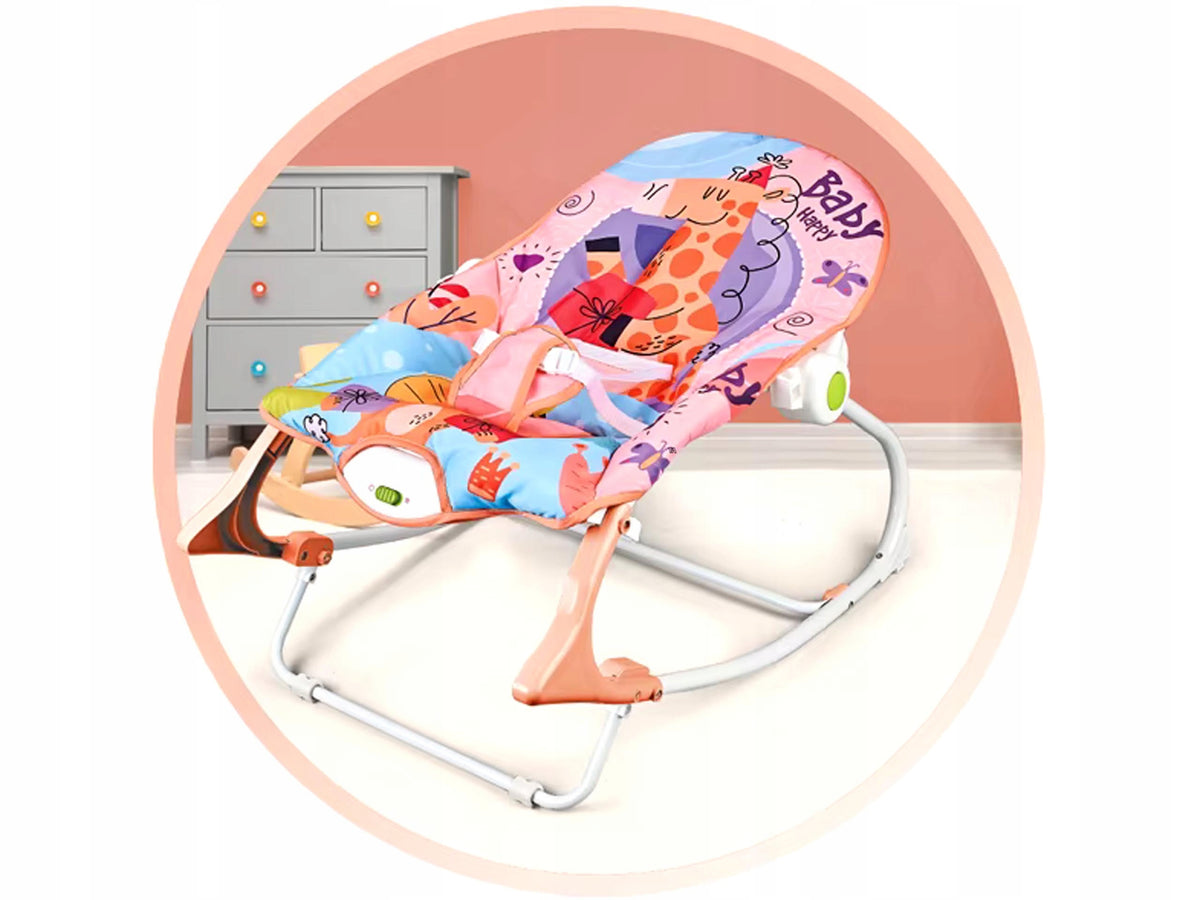 HQ Class Rocker Deckchair Crib Rocker Cradle Vibration Pink Kind bouncer