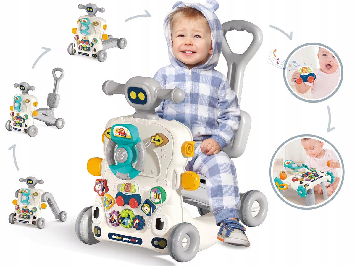HQ Pusher Walker Interactive Educational Table Rocker Riding Toy 6in1