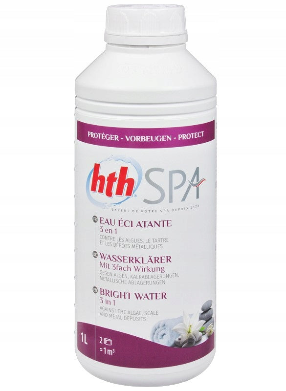 HTH Spa algae crystallizer for Spa JACUZZI 1L Brand HTH