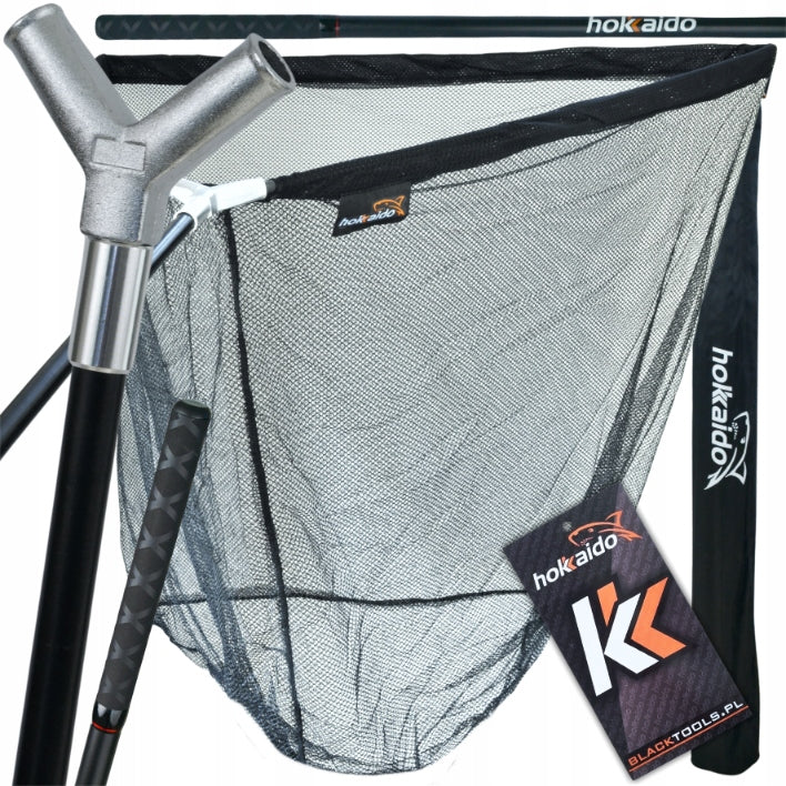HUGE CARP LANDING NET 280CM 100X100 HOKKAIDO PREMIUM LINE PROMO