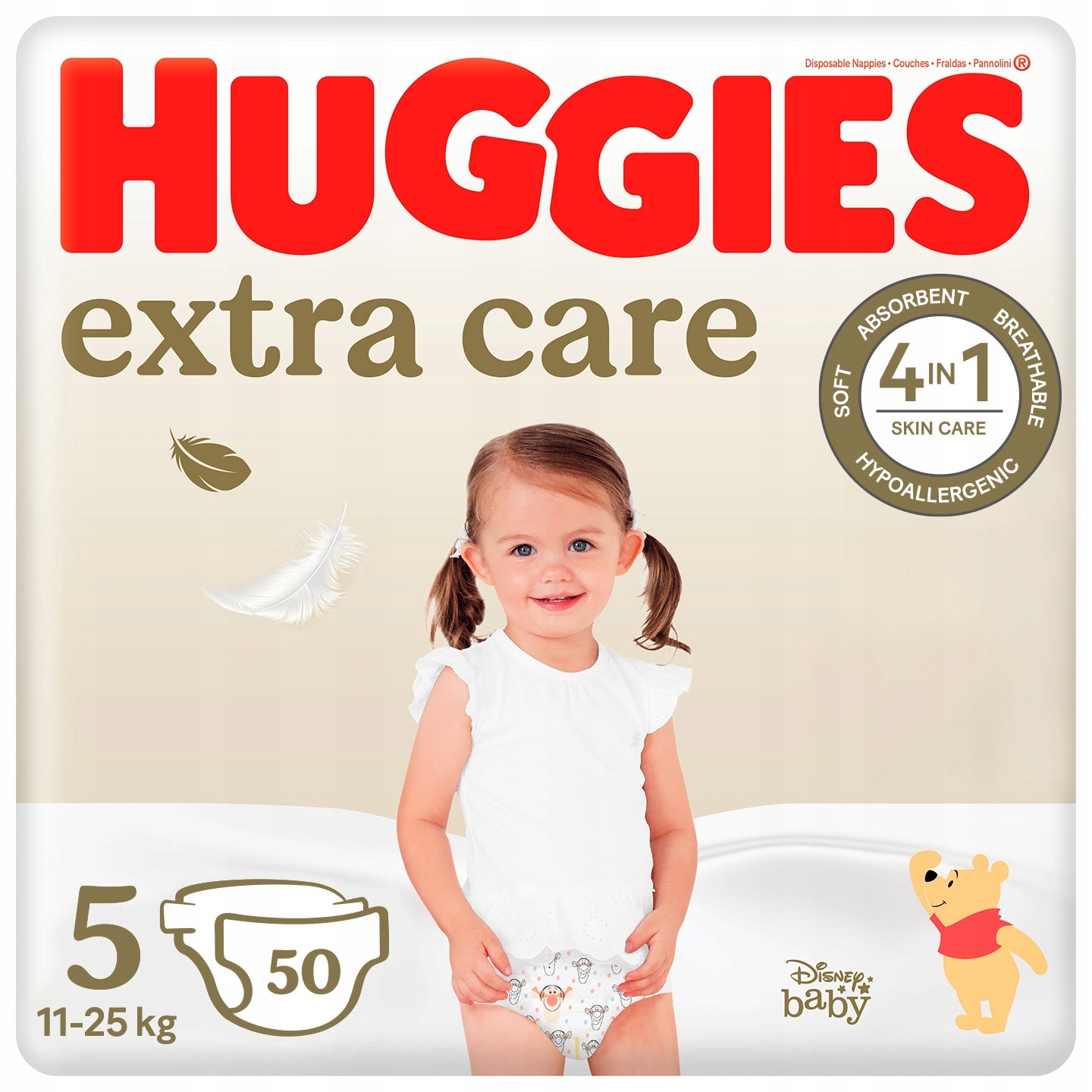 HUGGIES diapers Extra Care size 5 (11-25 kg) Mega 50pcs