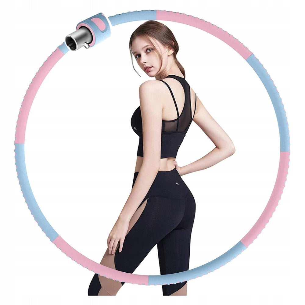 HULA HOOP BLAIKOYI FOLDING WITH FOAM – ADJUSTABLE LOAD Color pink