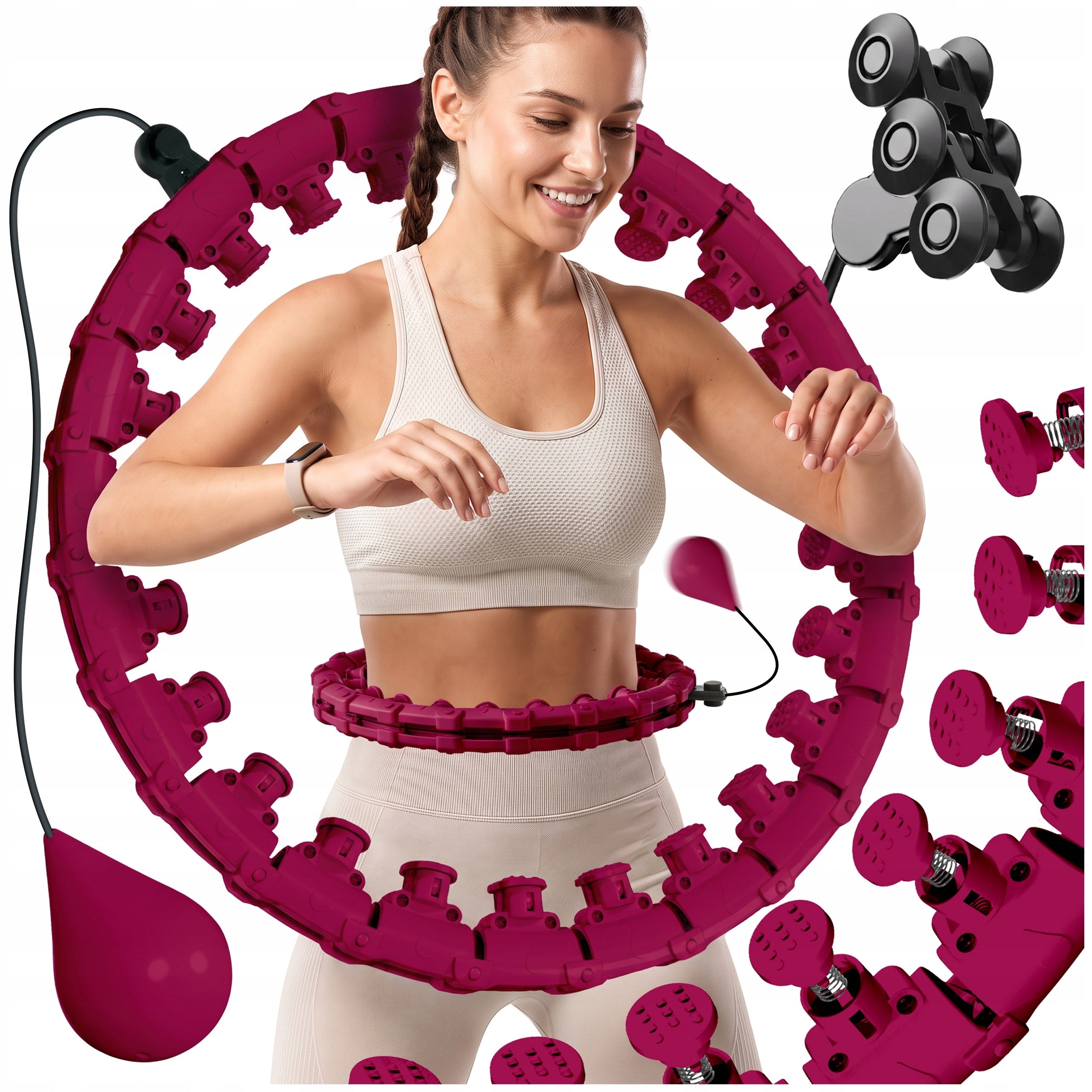 HULA HOOP SLIMMING SMART WITH WEIGHT HULA HOOP SLIMMING