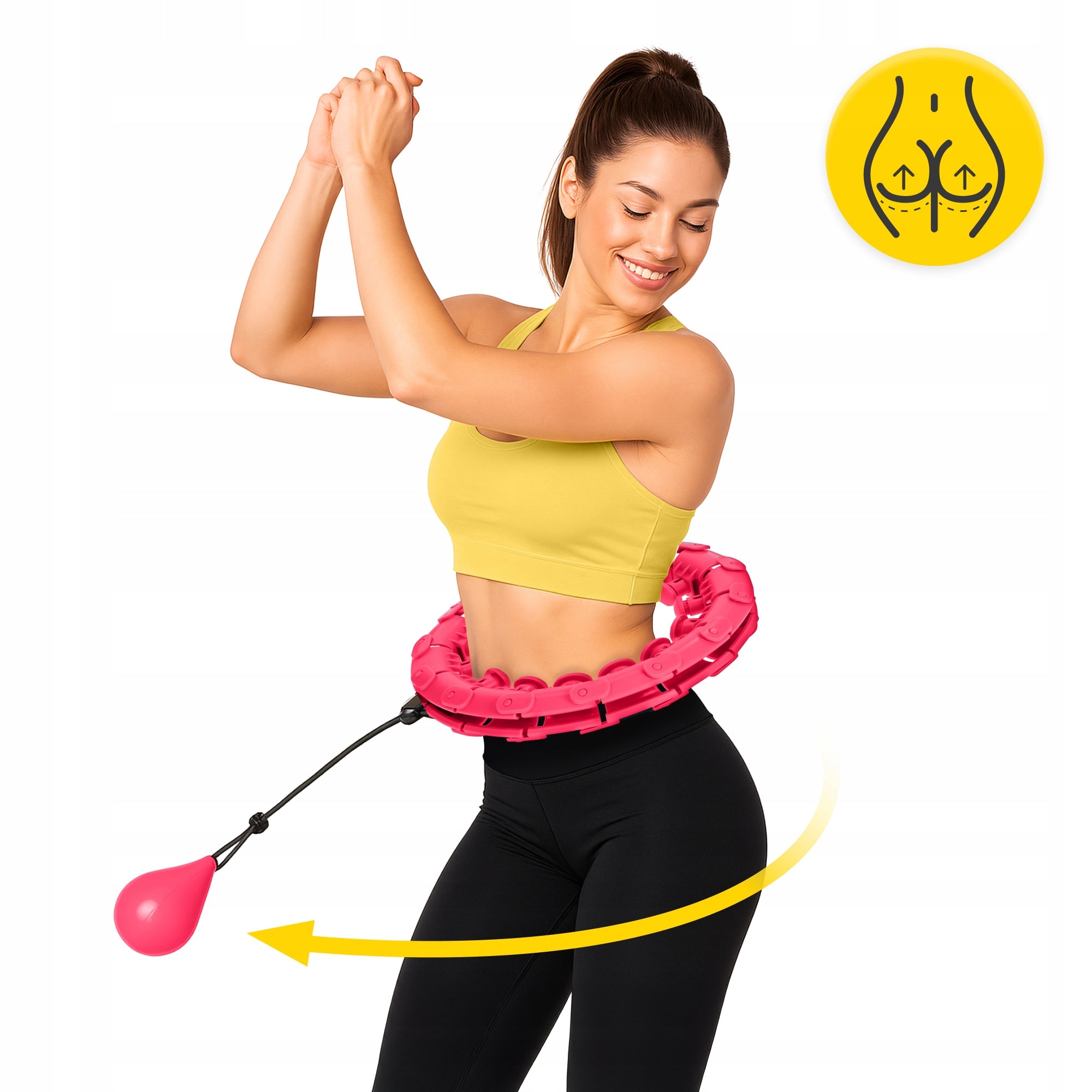 HULA HOOP SLIMMING WITH WEIGHT LOAD SMART WITH HULA HOOP PROJECTIONS Packaging status original