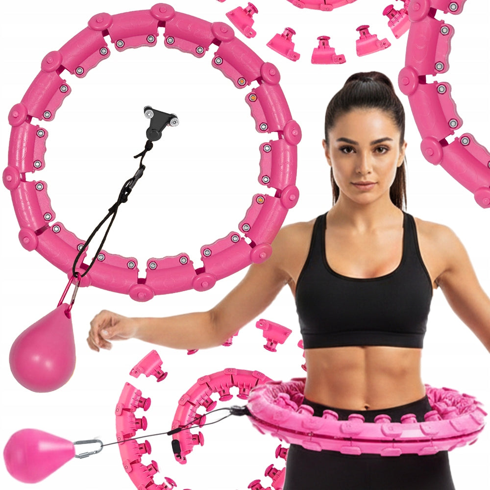 HULA HOOP WITH HULA HOOP WEIGHT LOSS SMART FITNESS MASSAGE Manufacturer code HH-RÓŻOWE PRO