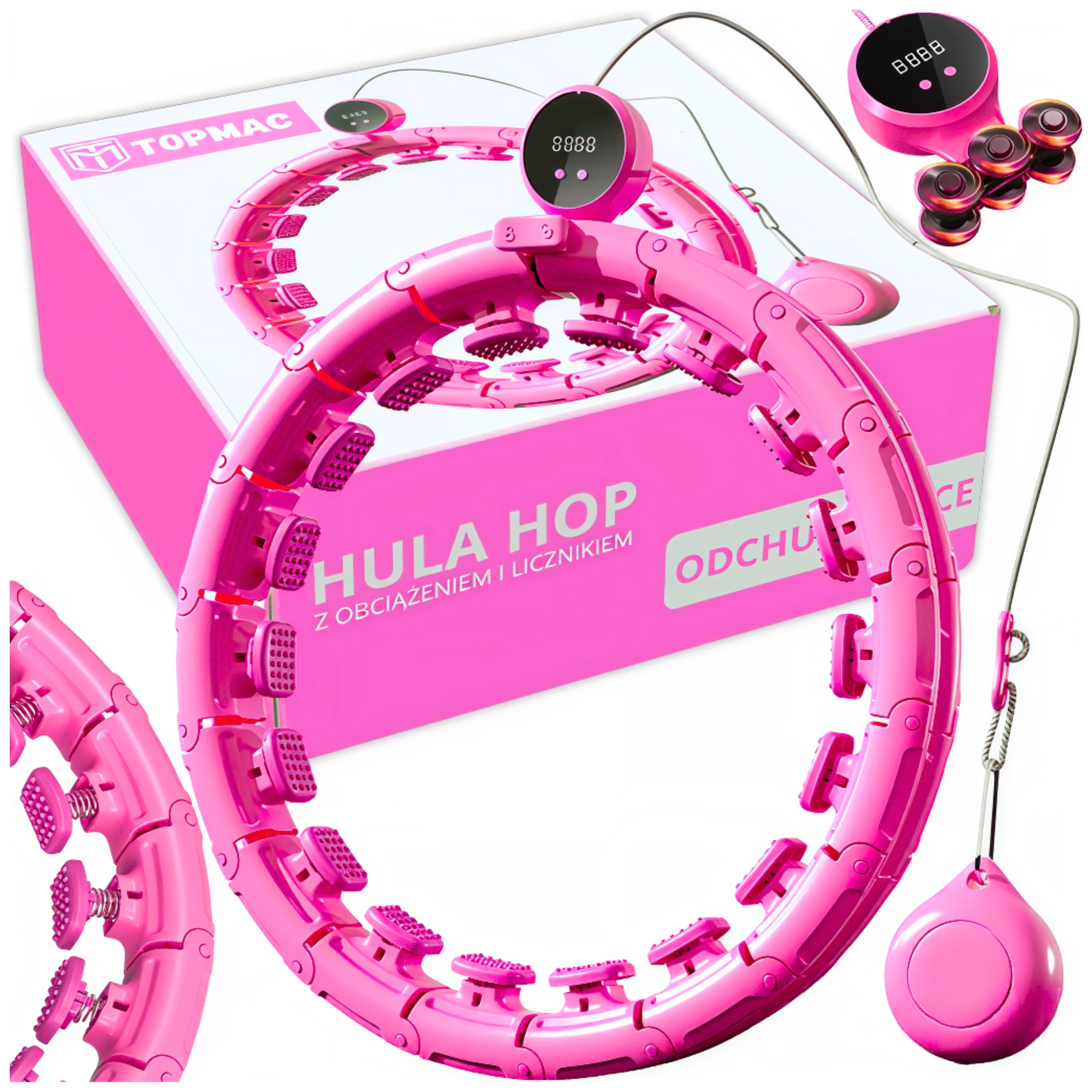 HULA HOOP WITH PROJECTION LOAD AND SMART SLIMMING HULA HOOP COUNTER