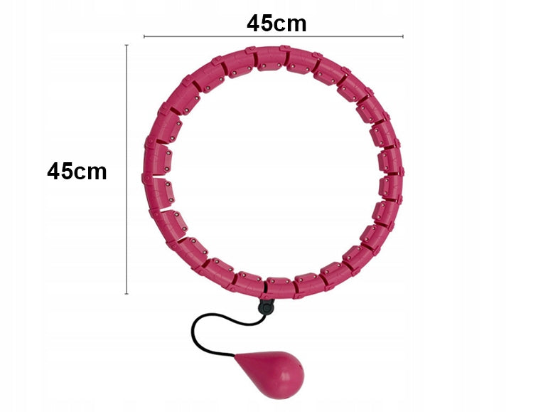HULA HOOP WITH PROJECTIONS WHEEL FITNESS MASSAGER FOLDING Brand Sportprise
