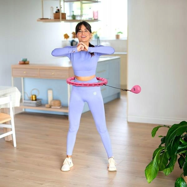 HULA HOOP WITH SLIMMING WEIGHTED BALL PROJECTIONS Packaging status original