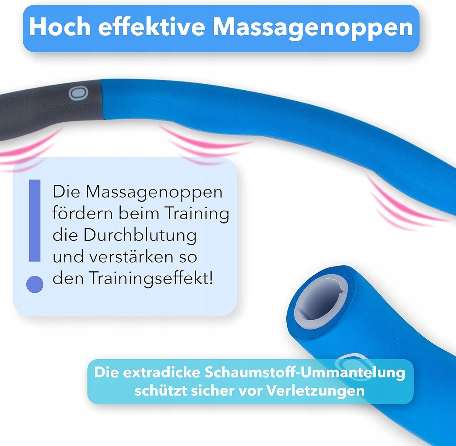 HULA HOP SLIMMING 95cm tabs foam FOLDING skipping rope scoop FREEBIE Brand no brand