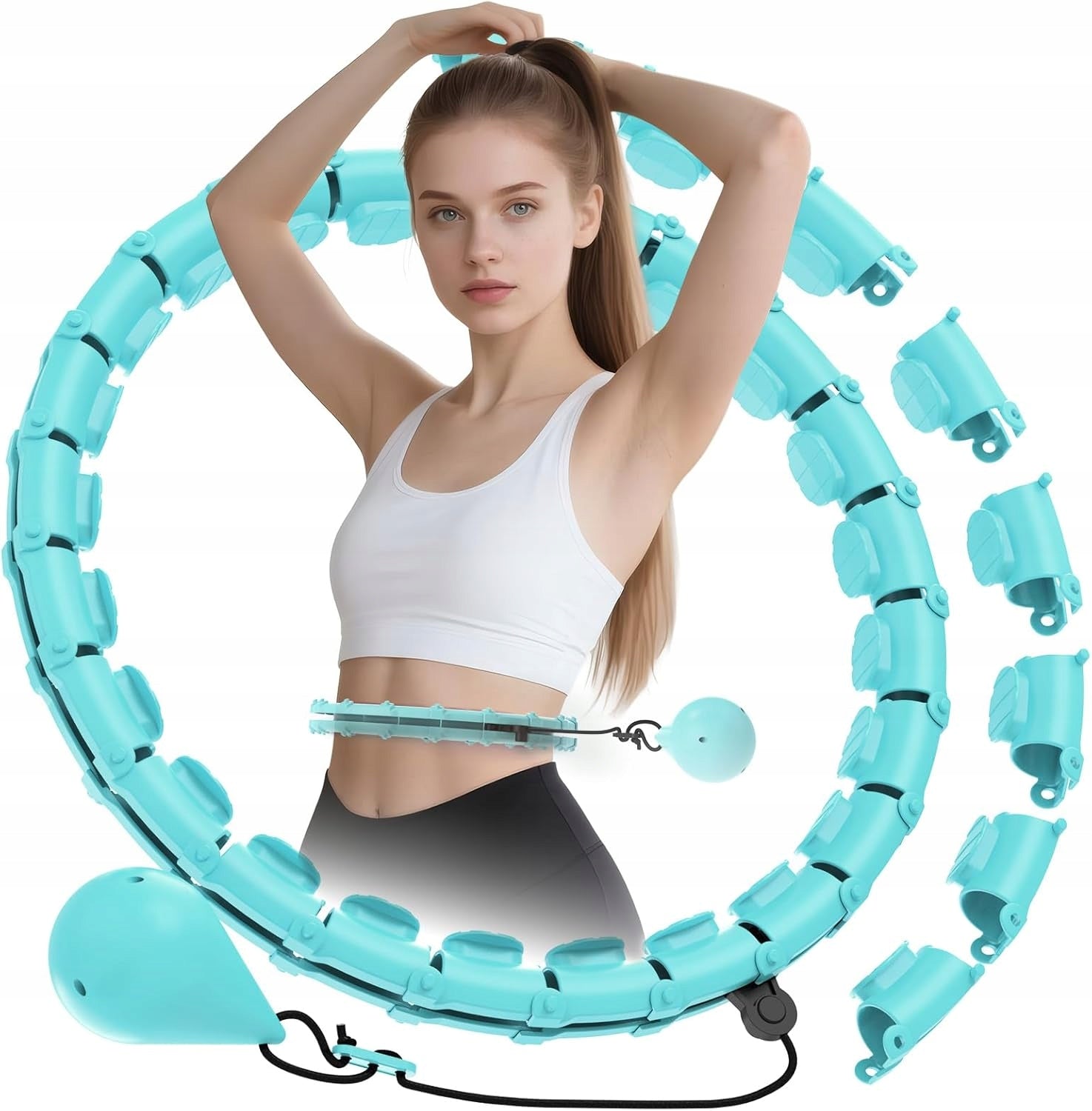 HULA HOP WITH LOAD PROJECTIONS SLIMMING Smart HULAHOP 74-120cm 2CP