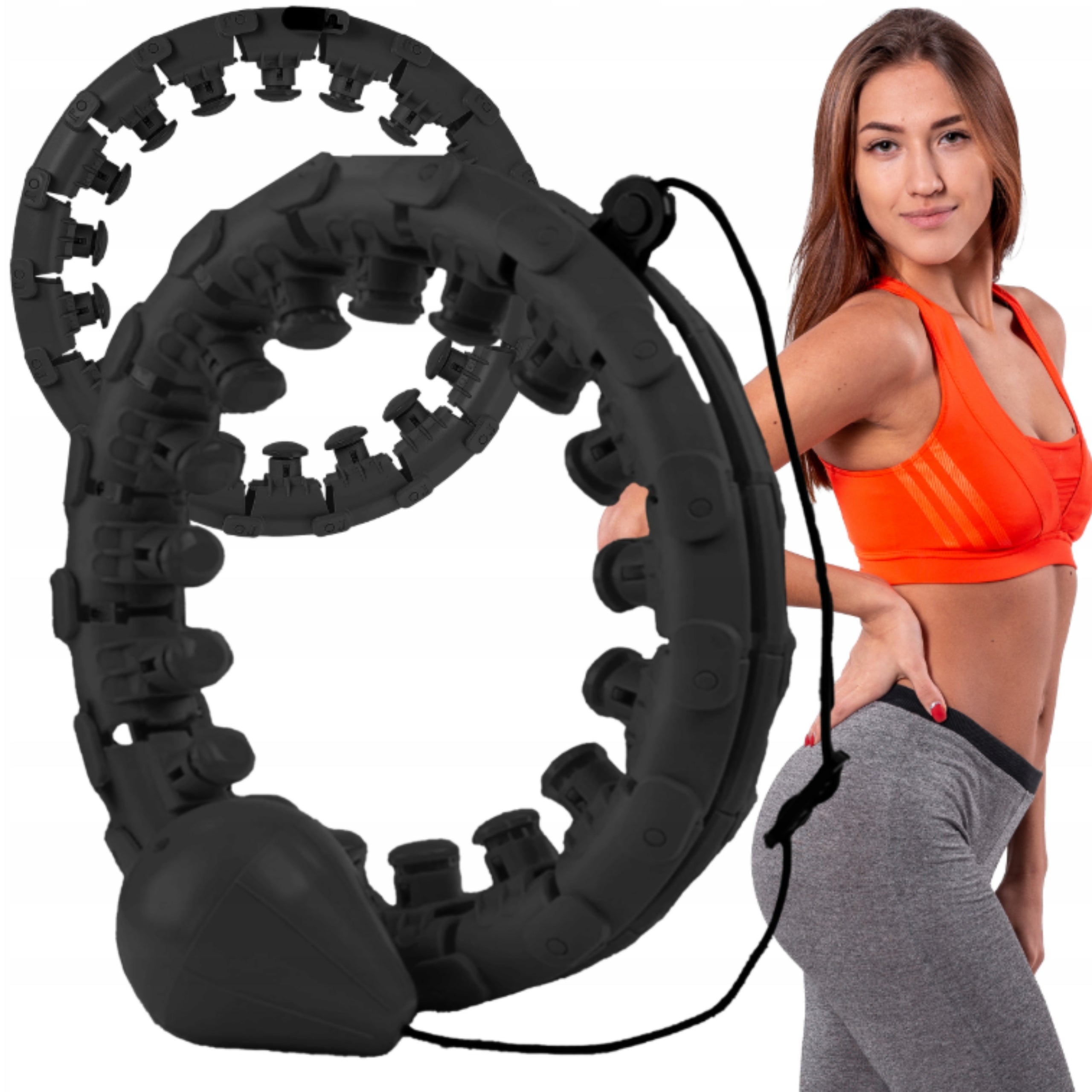 HULA HOP WITH LOAD Slimming Smart Weight with HULAHOP Protrusions Packaging status original