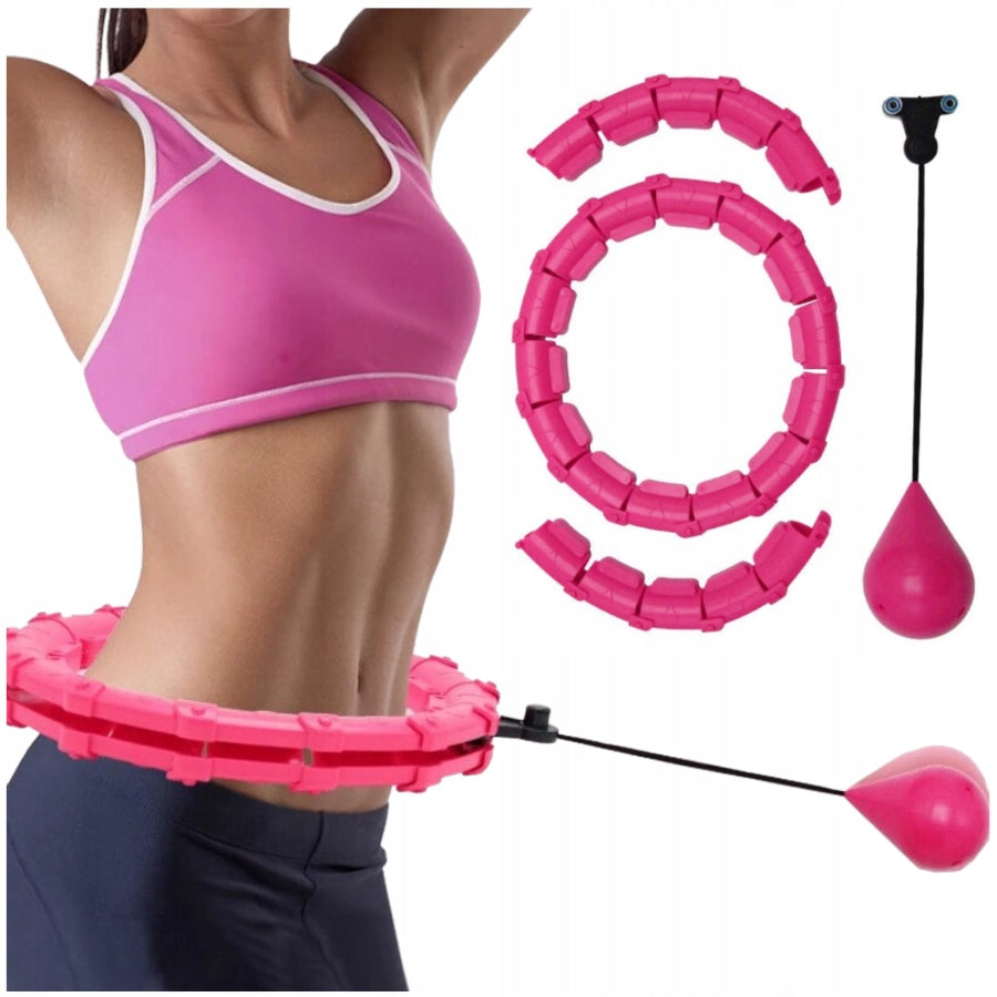 HULA HOP WITH LOAD Slimming with Weight Smart HULAHOP Protrusions